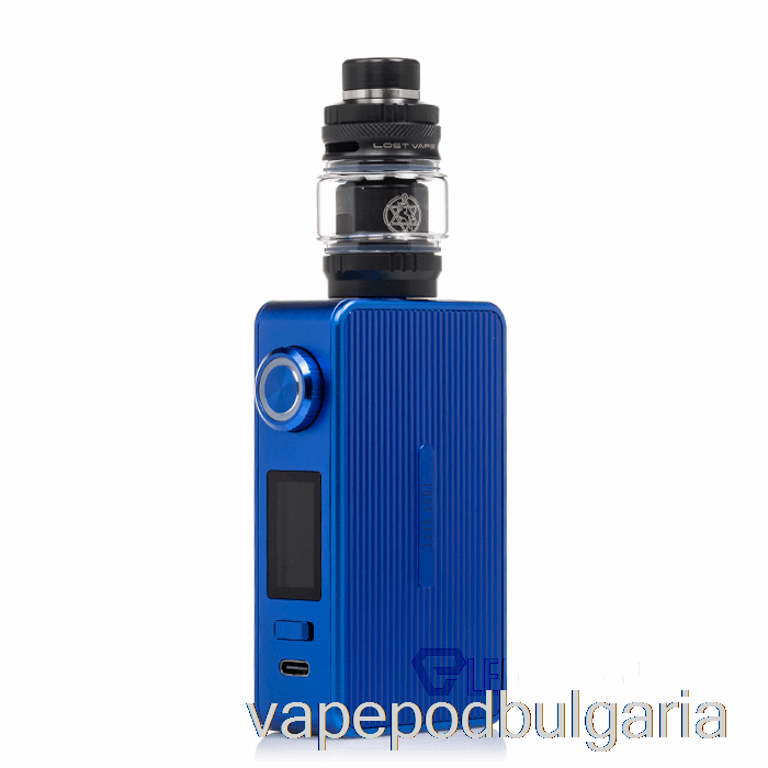 Vape 10000 Дръпки Lost Vape Centaurus M200 Starter Kit Cobalt Blue